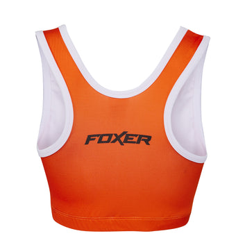 Foxer Women's Orange Performance Crop FSBW-CL-005