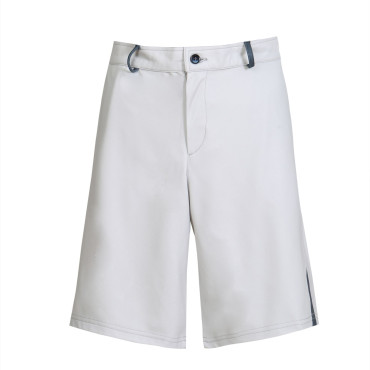 Foxer Erkek Kemerli Beyaz Şort - FSM-001 W