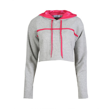 Foxer Kadın Gri Kapüşonlu FWGS - 002