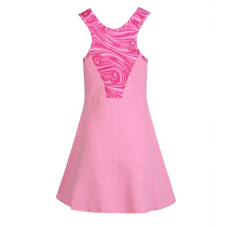 Foxer Kadın Pembe Elbise Sırt Baskı Detaylı FWP-DP-001